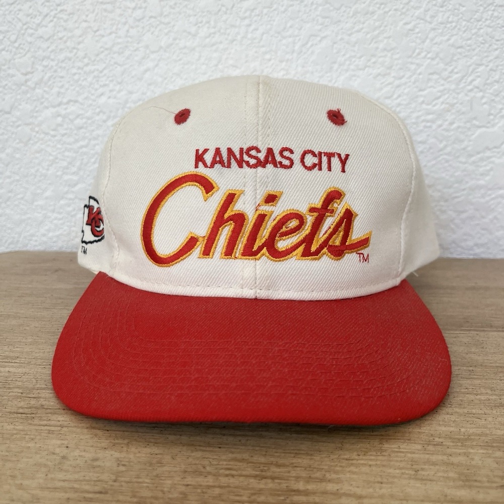 VTG Kansas City Chiefs Sports Specialties Script Logo Official NFL Snapback Hat